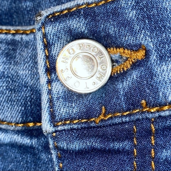 TopShop | High Rise Skinny Moto Jean - Picture 5 of 9